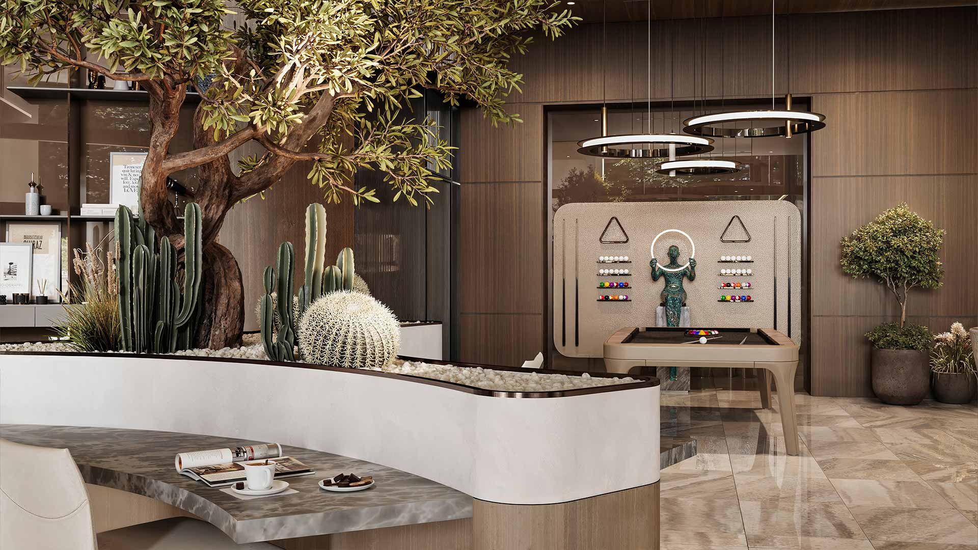 v suites by Anax development lobby design