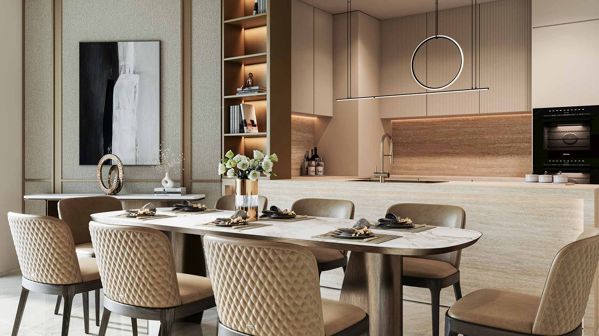kitchen and dining area design