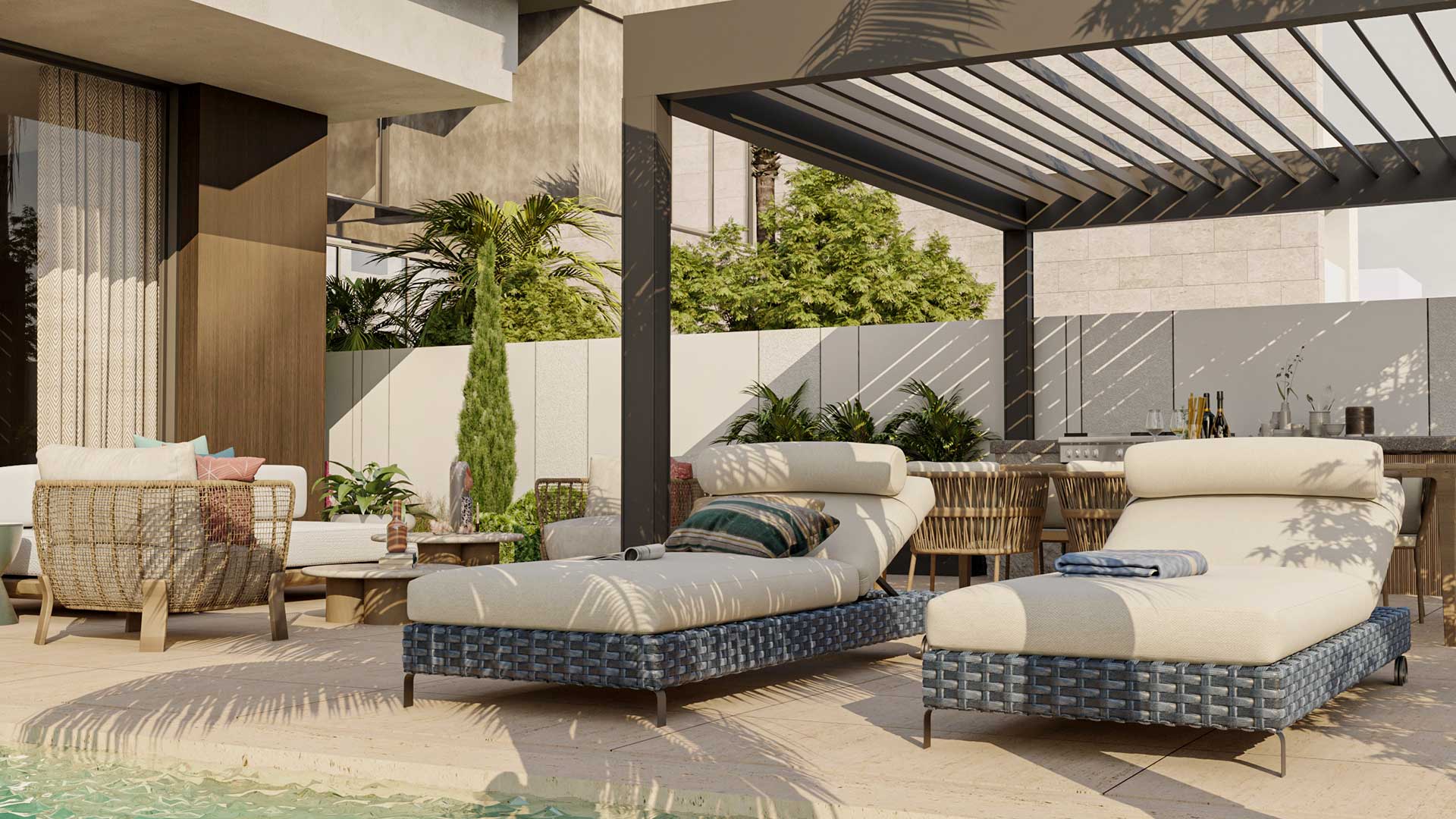 Alexander properties Exterior