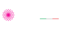 Lunaflex Luxury Dreams partner logo featuring a pink lotus icon and Italian flag details.