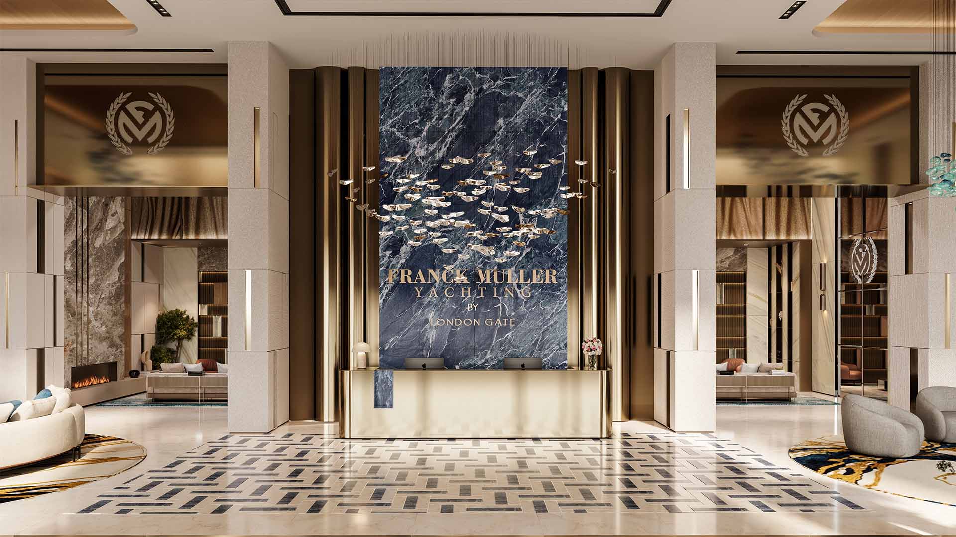 Franck Muller Yachting by london gate Dubai